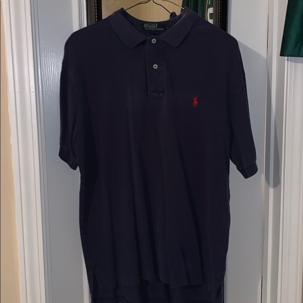 Navy Blue Ralph Lauren polo.
